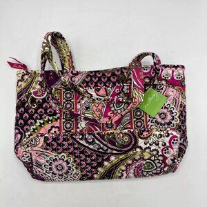 Vera Bradley Very Berry Paisley Tote Handbag Purse Bag NWT